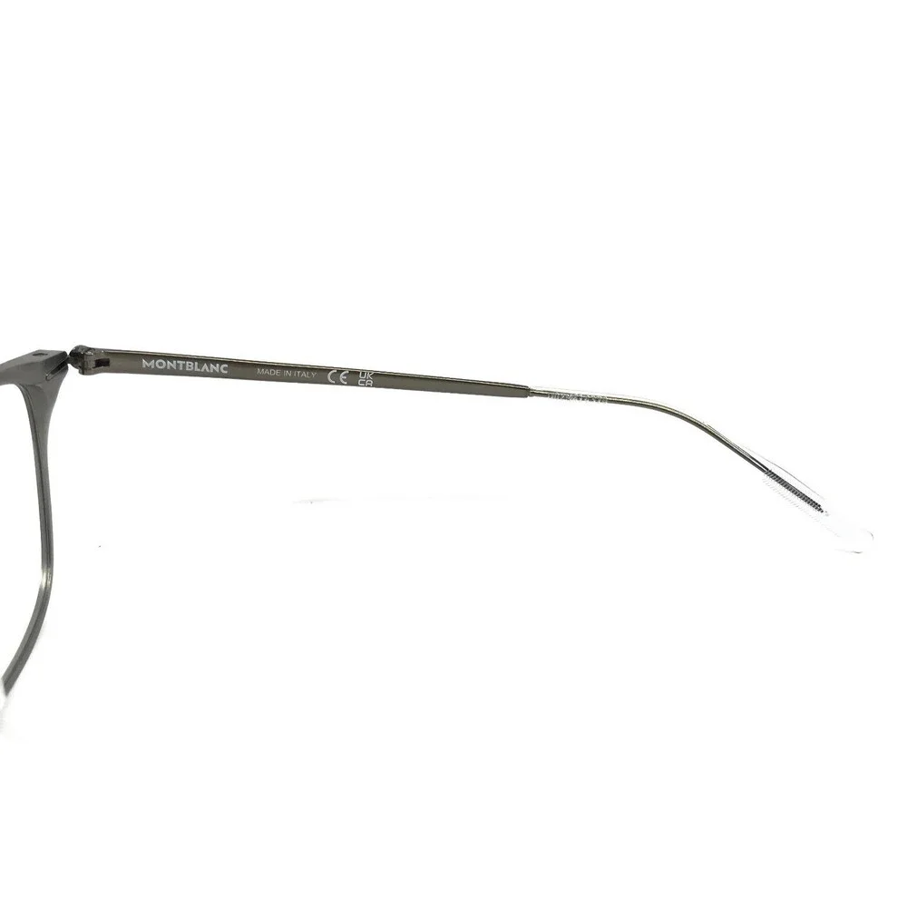 Montblanc Eyeglasses Frames MB0232O 002 Gunmetal Gray Square Full Rim 51-21-145